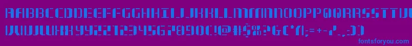 jetway Font – Blue Fonts on Purple Background