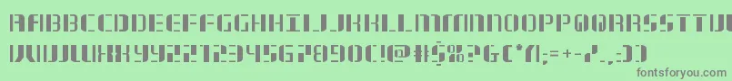 jetway Font – Gray Fonts on Green Background