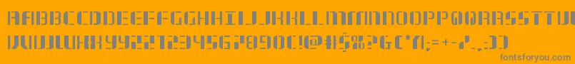 jetway Font – Gray Fonts on Orange Background