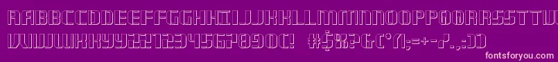 jetway3d Font – Pink Fonts on Purple Background