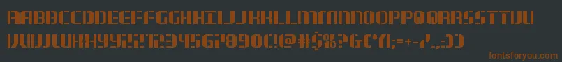 Шрифт jetwaybold – коричневые шрифты на чёрном фоне