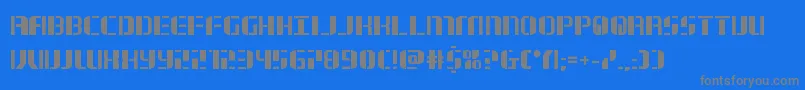 Шрифт jetwaybold – серые шрифты на синем фоне