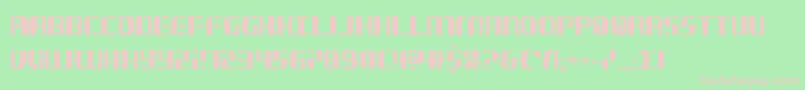 jetwaybold Font – Pink Fonts on Green Background