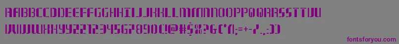 jetwaycond-Schriftart – Violette Schriften auf grauem Hintergrund