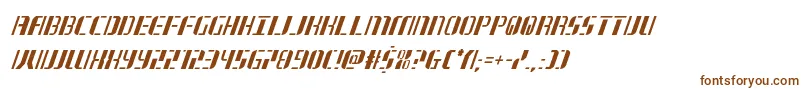jetwaycondital-fontti – ruskeat fontit valkoisella taustalla