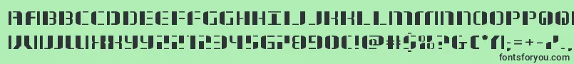 jetwayexpand Font – Black Fonts on Green Background