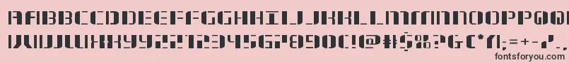 jetwayexpand Font – Black Fonts on Pink Background