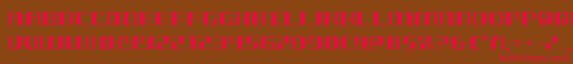 jetwayexpand Font – Red Fonts on Brown Background