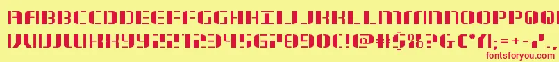 jetwayexpand Font – Red Fonts on Yellow Background