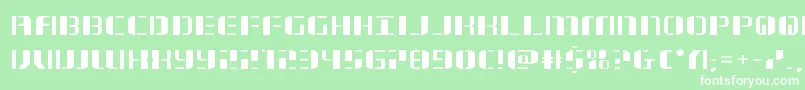 jetwayexpand Font – White Fonts on Green Background