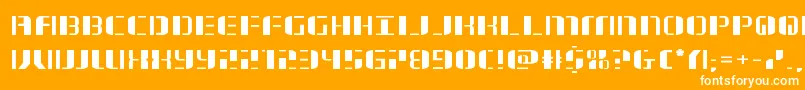 jetwayexpand Font – White Fonts on Orange Background