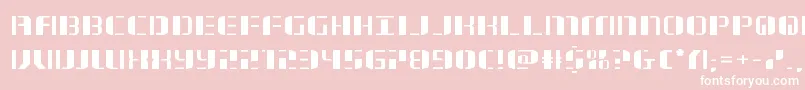 jetwayexpand Font – White Fonts on Pink Background