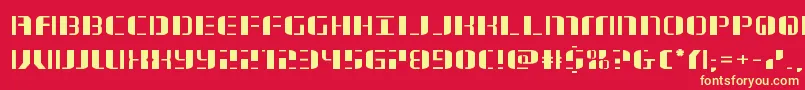 jetwayexpand Font – Yellow Fonts on Red Background