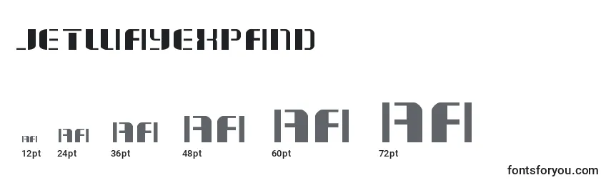 Jetwayexpand (130822) Font Sizes