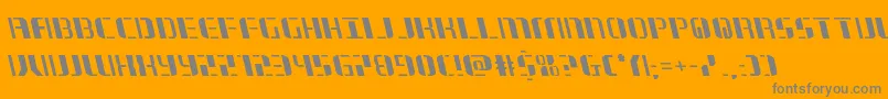 jetwayleft Font – Gray Fonts on Orange Background