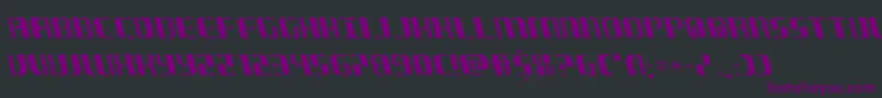 jetwayleft Font – Purple Fonts on Black Background