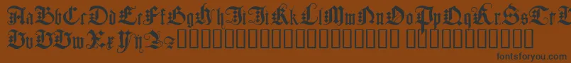 JGJDG    Font – Black Fonts on Brown Background