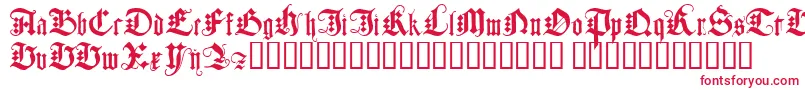 JGJDG    Font – Red Fonts on White Background