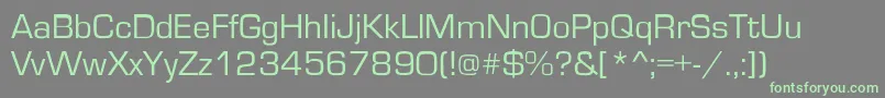 Ft2-fontti – vihreät fontit harmaalla taustalla