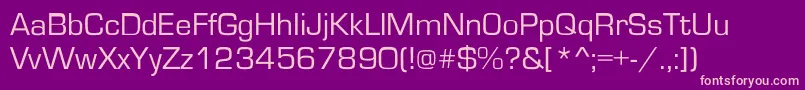 Ft2 Font – Pink Fonts on Purple Background