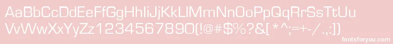フォントFt2 – ピンクの背景に白い文字