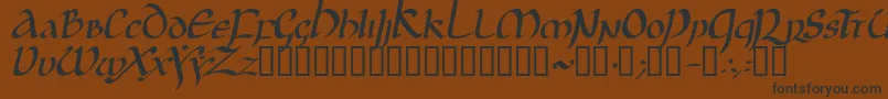 JGJUI    Font – Black Fonts on Brown Background