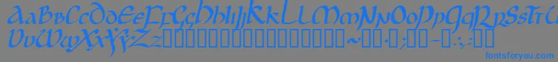 JGJUI    Font – Blue Fonts on Gray Background
