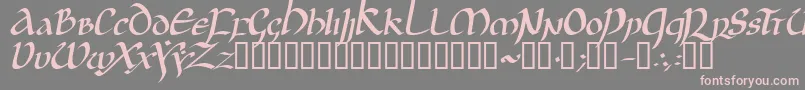 JGJUI    Font – Pink Fonts on Gray Background