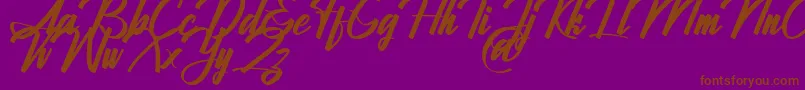 More about Jhanttan Personal Use Only Font Jhanttan Personal Use Only Font – Brown Fonts on Purple Background