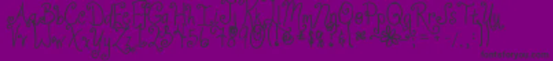 Подробнее о шрифте Jheri Curls Шрифт Jheri Curls – чёрные шрифты на фиолетовом фоне