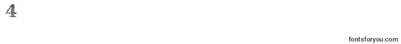 JI Hidden Vines Font – Fonts for Digit 4