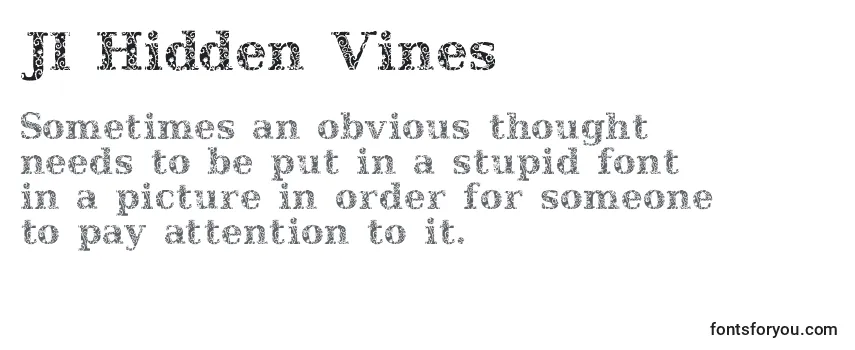 フォントJI Hidden Vines