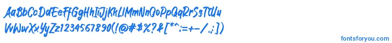 JIANGKRIK Font – Blue Fonts