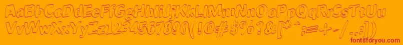More about JINX Font JINX Font – Red Fonts on Orange Background