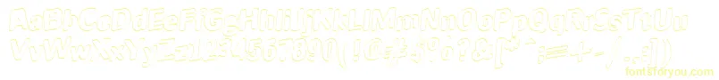 Шрифт JINX – жёлтые шрифты