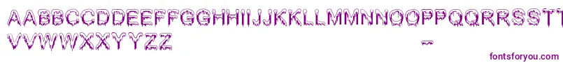 Jizz Mass   BC Font – Purple Fonts on White Background