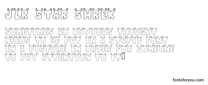 Шрифт JLR Star Shrek