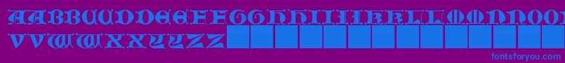 fuente JMH   Moreneta CAPS II – Fuentes Azules Sobre Fondo Morado