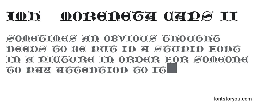 Шрифт JMH   Moreneta CAPS II (130862)