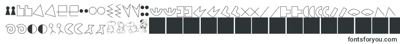 フォントJMH Alfabeto Petiso – フォントの図形