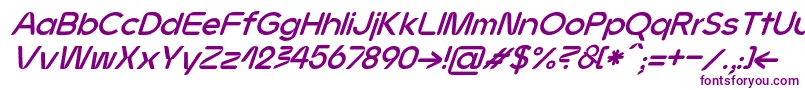 JMH Ava bold italic-fontti – violetit fontit