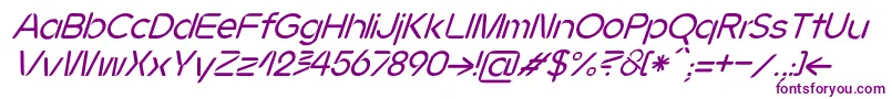 JMH Ava Italic-fontti – violetit fontit