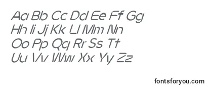 Überblick über die Schriftart JMH Ava Italic