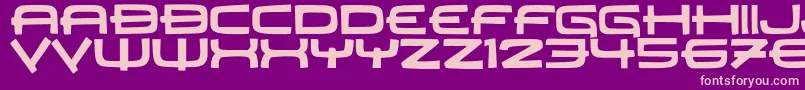 JMH Carrera Font – Pink Fonts on Purple Background