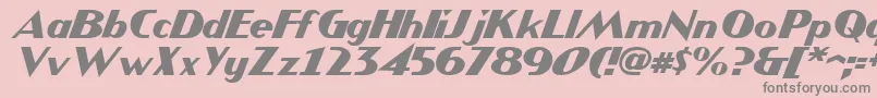 JMH COMICS Italic Font – Gray Fonts on Pink Background