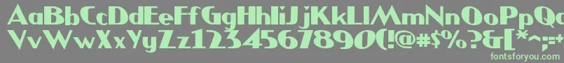 JMH COMICS Font – Green Fonts on Gray Background