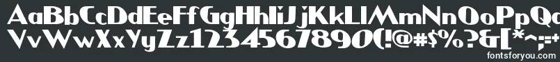 JMH COMICS Font – White Fonts on Black Background