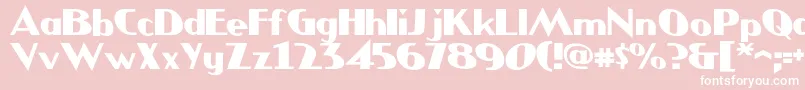JMH COMICS Font – White Fonts on Pink Background