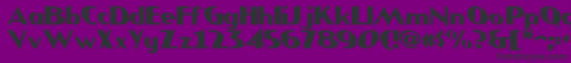 JMH COMICS Font – Black Fonts on Purple Background