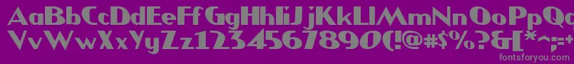 JMH COMICS Font – Gray Fonts on Purple Background